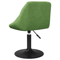 Eetkamerstoel fluweel lichtgroen 5
