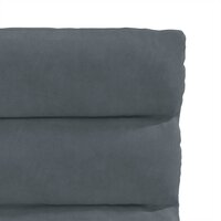 Eetkamerstoelen 2 st fluweel donkergrijs 7