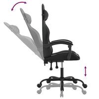 Gamestoel kunstleer zwart 6