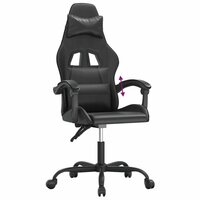 Gamestoel kunstleer zwart 7