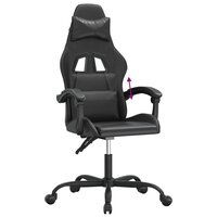 Gamestoel kunstleer zwart 7