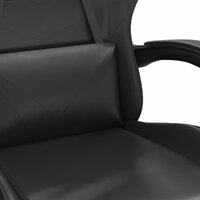 Gamestoel kunstleer zwart 8