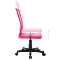 Kantoorstoel 44x52x100 cm mesh stof roze 7
