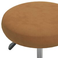 Bureaustoel fluweel bruin 5