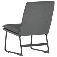 Loungestoel 52x75x76 cm stof donkergrijs 5