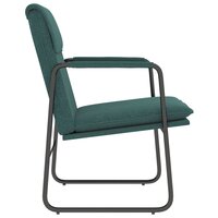 Loungestoel 55x64x80 cm stof donkergroen 4