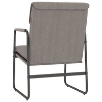 Loungestoel 55x64x80 cm stof taupe 5