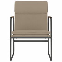 Loungestoel 55x64x80 cm kunstleer cappuccinokleurig 3