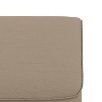 Loungestoel 55x64x80 cm kunstleer cappuccinokleurig 6