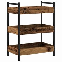 Keukentrolley Oud hout 50 x 30 x 70 cm Bewerkt hout 5