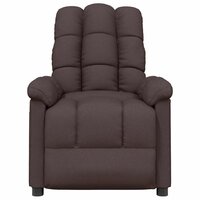 Massagestoel stof donkerbruin 3