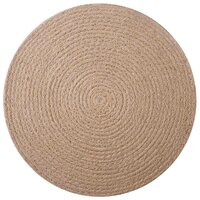 Jute placematten 4 pcs Naturel &amp;Oslash; 30 cm 100% Tossa Jute 3