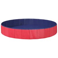 Kinderen Zwembad Rood &amp;Oslash;200 x 30 cm Dik PVC en Gelaagd Hout 3
