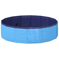 Kinderen Zwembad Blauw &amp;Oslash; 80 x 20 cm Dik PVC en Gelaagd Hout 3