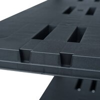 Opbergrek 220 kg 90x40x138 cm kunststof zwart 5