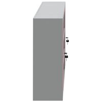 Gereedschapskast met plank Rood en Grijs 150 x 20 x 55 cm 8