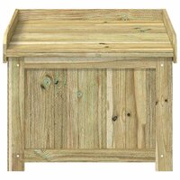Kussenbox voor buiten Ge&amp;iuml;mpregneerd grenenhout 58,5 x 60 x 47 cm 3