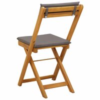 Bistrostoelen voor buiten 6 pcs Donkergrijs 40 x 53 x 80 cm 7