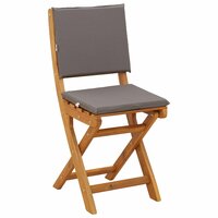 Bistrostoelen voor buiten 8 pcs Donkergrijs 38 x 46 x 85 cm 4