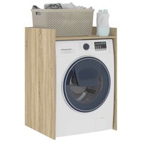 Wasmachinekast met opslag Sonoma 67,5 x 62 x 97 cm Bewerkt hout 3