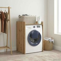 Wasmachinekast met opslag Ambachtelijk eiken 67,5 x 62 x 97 cm 4