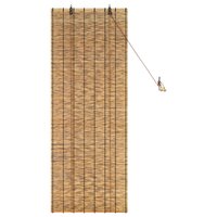 Rolgordijn Bruin 60x160 cm Riet 3