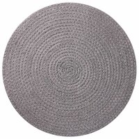 Jute placematten 6 st Grijs 100% Tossa Jute 2
