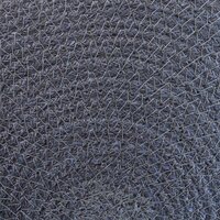 Jute placematten 4 st Donkergrijs 100% Tossa Jute 4