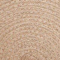 Jute placematten 4 st Naturel en Zwart 100% Tossa Jute 4
