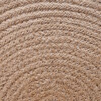 Jute placematten 12 st Natuurlijk en Wit 100% Tossa Jute 4