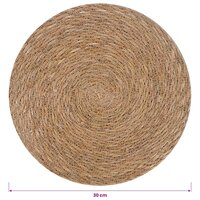 Zeegroene placemats 12 st Naturel 100% Zeegras 5
