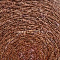 Zeegroene placemats 6 st Bruin 100% Zeegras 4