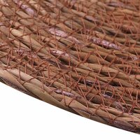 Zeegroene placemats 12 st Bruin 100% Zeegras 3