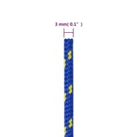 Boottouw 3 mm 25 m polypropyleen blauw 6