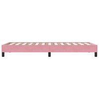 Boxspring zonder matras fluweel roze 80x210 cm 6