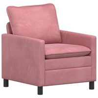 Bankstel 2 st Roze Fluweel 3