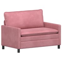 Bankstel 2 st Roze Fluweel 4