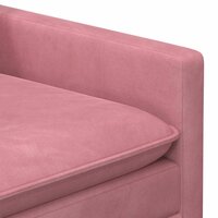 Bankstel 2 st Roze Fluweel 5
