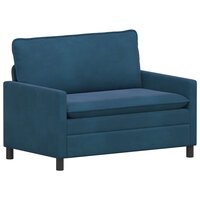 Bankstel 2 st Blauw Fluweel 4
