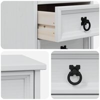 Rolkast met lades CORONA Massief grenenhout en engineered wood 7