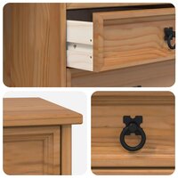 Rolkast met lades CORONA Massief grenenhout en engineered wood 7