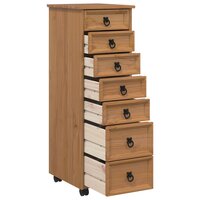 Rolkast met lades CORONA Massief grenenhout en engineered wood 3