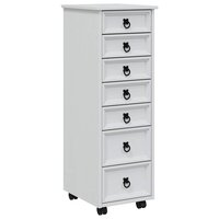 Rolkast met lades CORONA Massief grenenhout en engineered wood 2