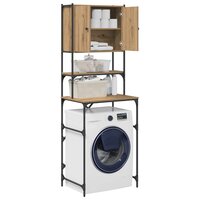 Wasmachinekast Artisan Eiken 68 x 48,5 x 194 cm Bewerkt hout 3