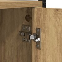 Wasmachinekast Artisan Eiken 68 x 48,5 x 194 cm Bewerkt hout 9