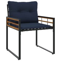 Buitenmeubelset 3 st Marineblauw 5