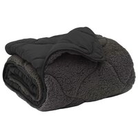 Zomer Dekbed Antraciet 135 x 200 cm Microfiber en Teddy fleece 2