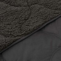 Zomer Dekbed Antraciet 135 x 200 cm Microfiber en Teddy fleece 5