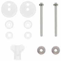 Zachte sluit toiletbril Grijs 44 x 38 cm MDF-plaat 7