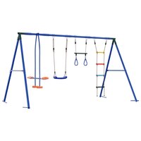 Buiten Schommelset Meerkleurig 330 x 185 x 185 cm Staal en PE 2